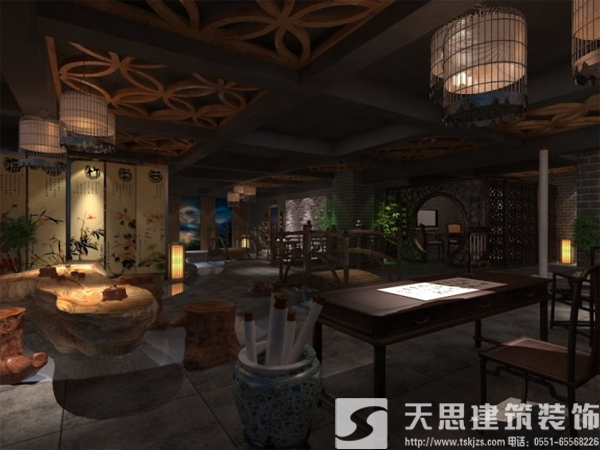 合肥茶樓裝修設(shè)計暢享悠閑生活