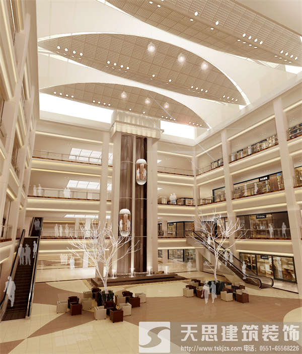 商場裝潢設計開放區(qū)域功能布局要清晰