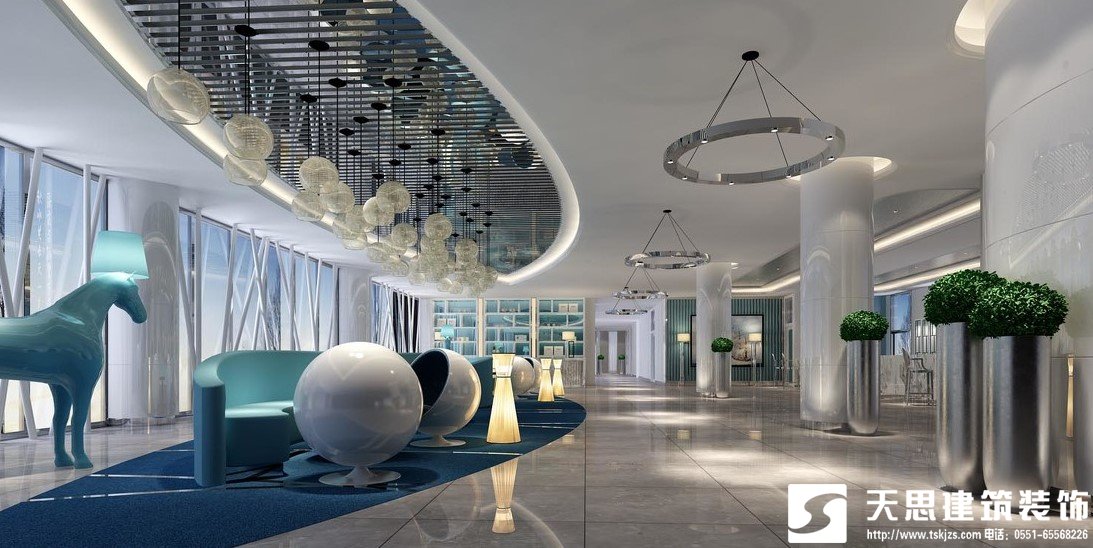 簡潔的合肥售樓部設計滿足消費者外在追去與節(jié)約成本的雙重考慮